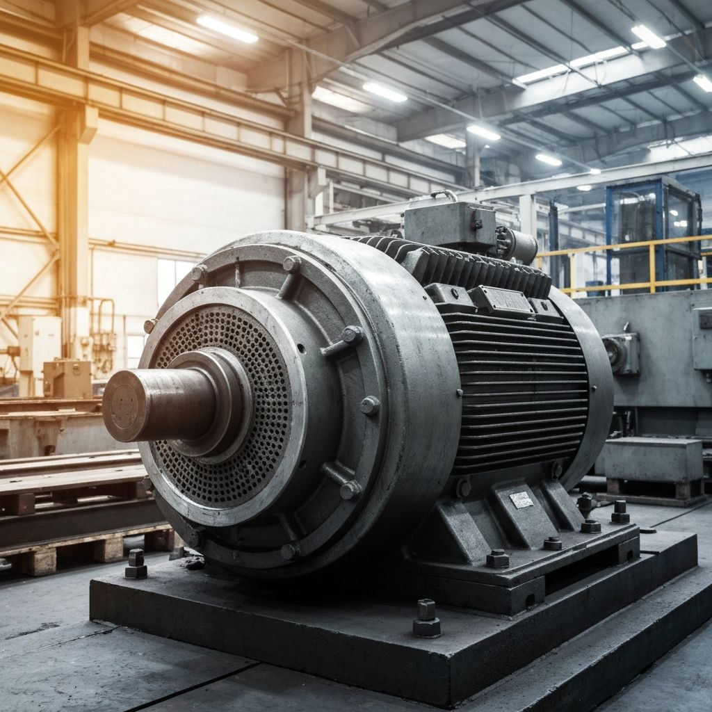 공장 모터 교체